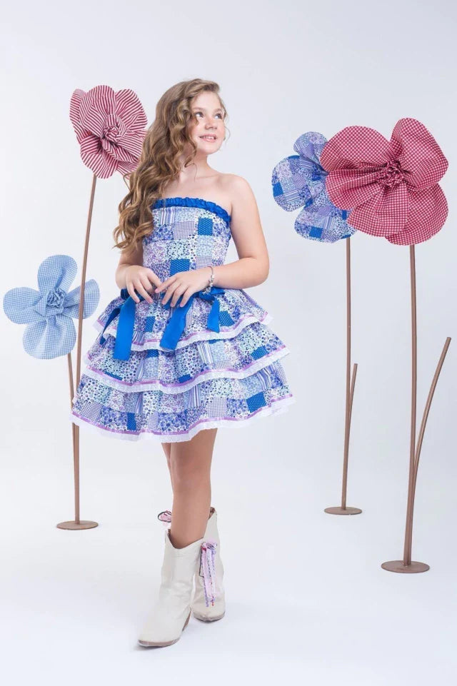 Vestido Junino Flor do Sertão