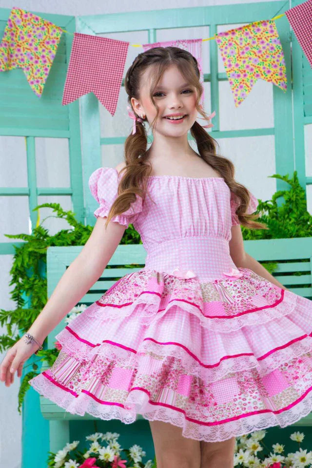 Vestido Junino Açucena