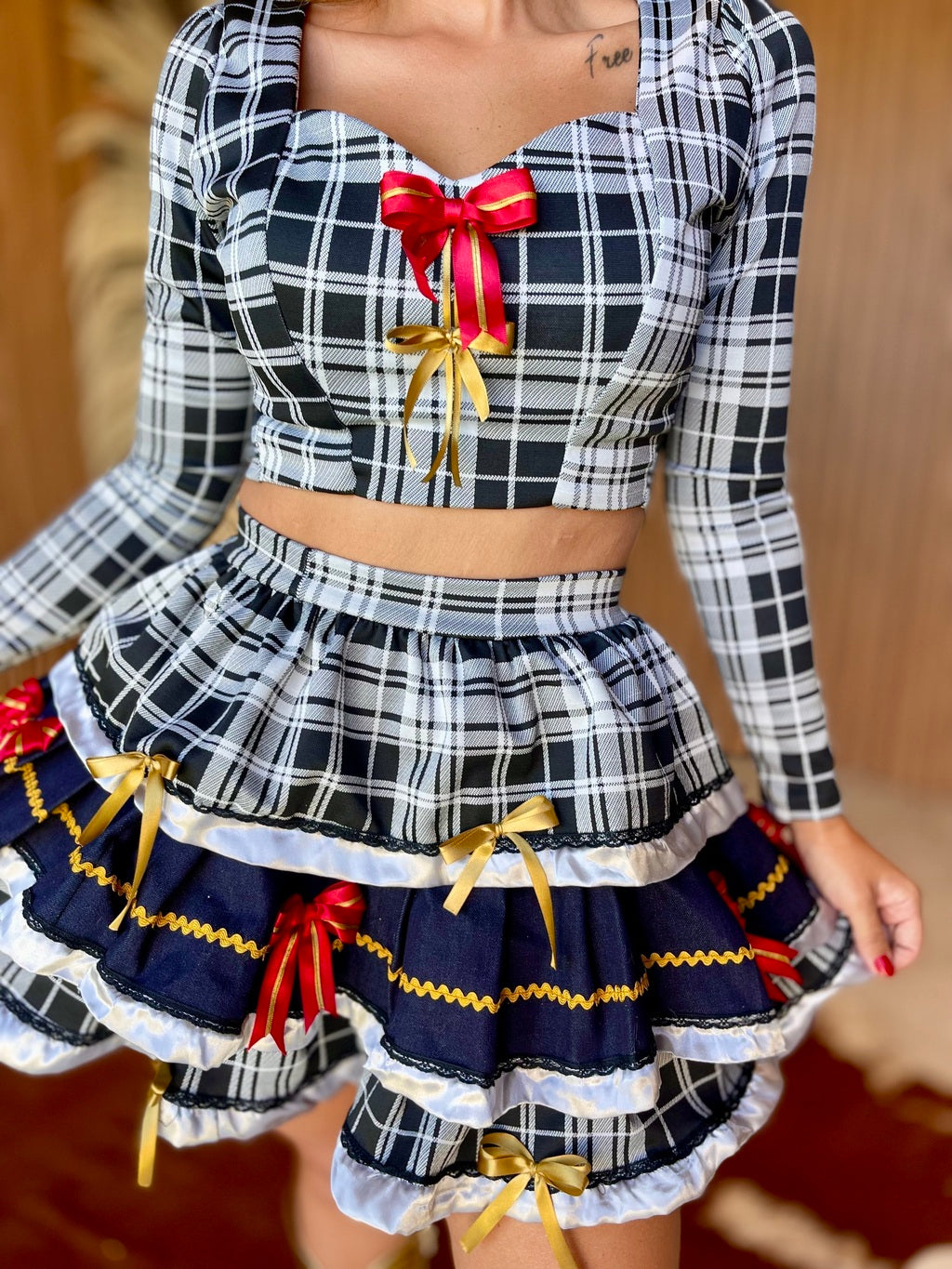 Conjunto junino - Leticia