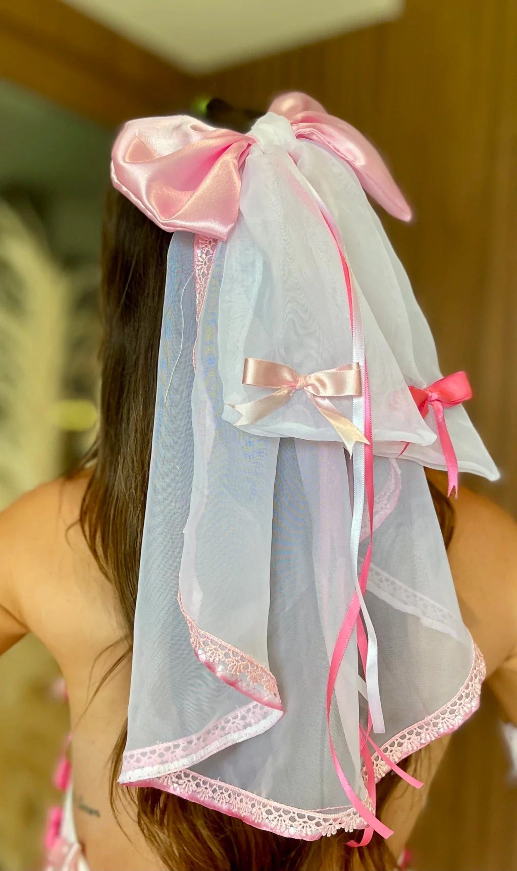 Vestido junino Noivinha - 200 laços EXCLUSIVO